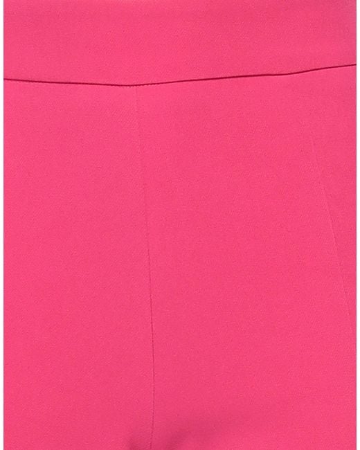 Kocca Pink Fuchsia Pants Polyester, Elastane
