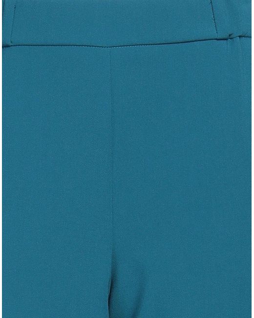Ottod'Ame Blue Pants Polyester, Viscose, Elastane