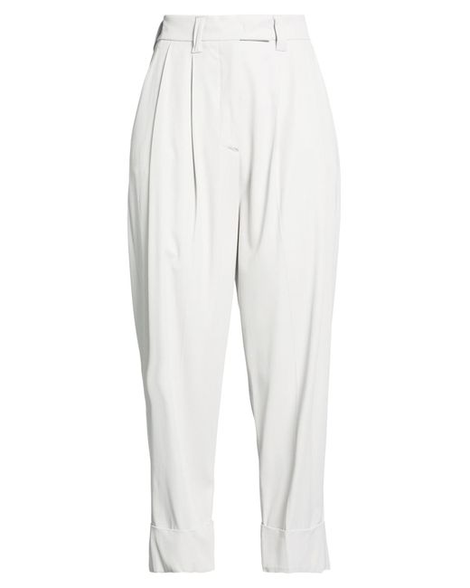 PT Torino White Light Pants Viscose, Elastane