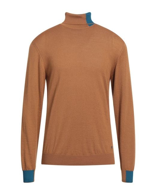 Manuel Ritz Brown Turtleneck for men