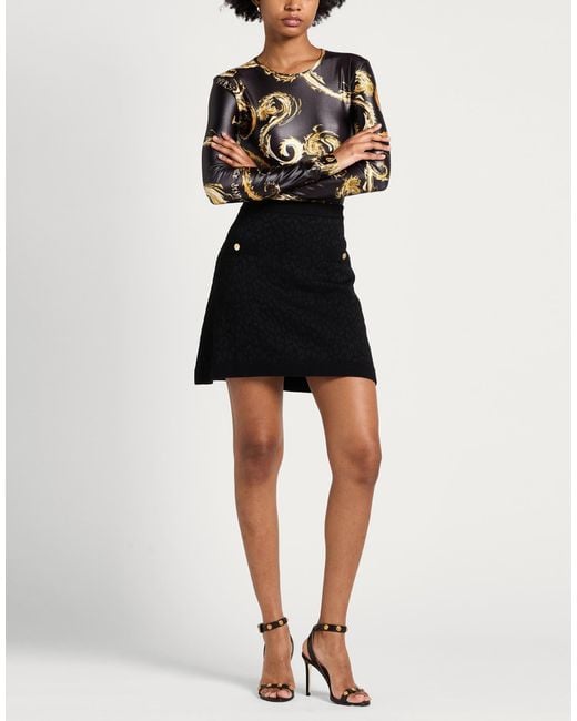 Versace Black Mini Skirts