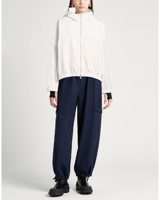 Peserico White Jacket Polyamide, Cotton, Elastane