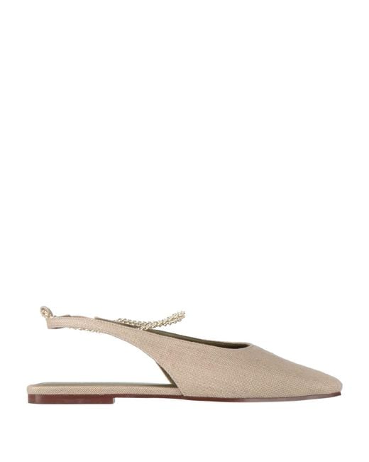 MARIA LUCA White Ballet Flats