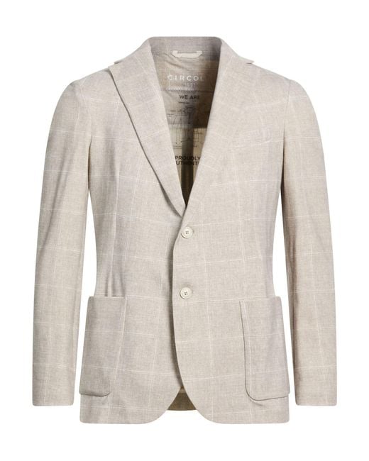 Circolo 1901 Natural Blazers for men