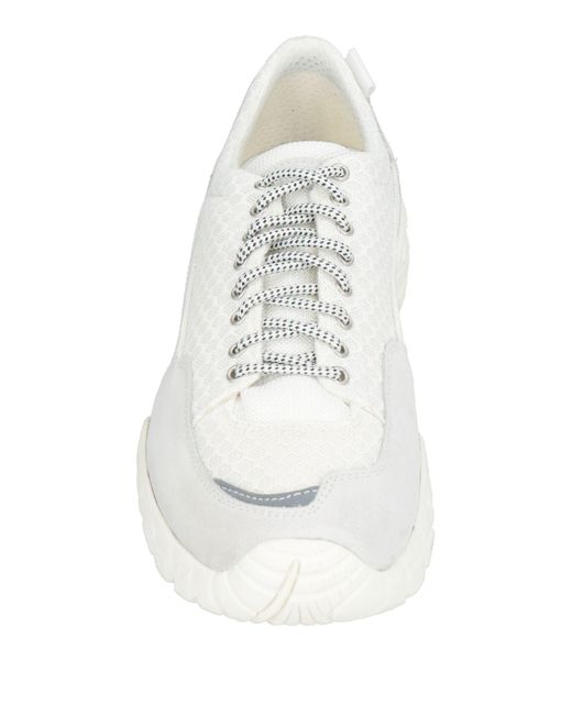 Diemme White Sneakers Leather, Textile Fibers for men