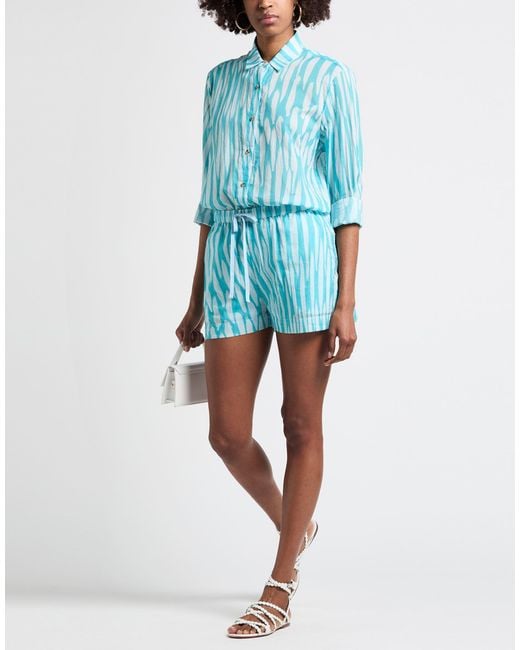 Marios Schwab Blue Shorts & Bermuda Shorts