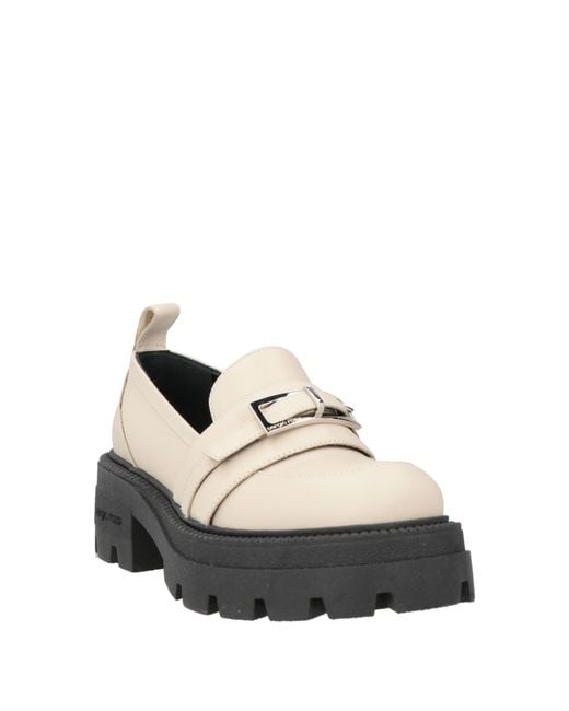 Sergio Rossi Natural Loafers Calfskin