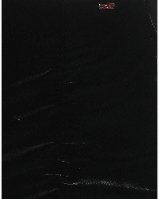ARMANI EXCHANGE Black Midi Skirt Polyester, Elastane