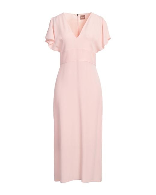 Boss Pink Midi-Kleid