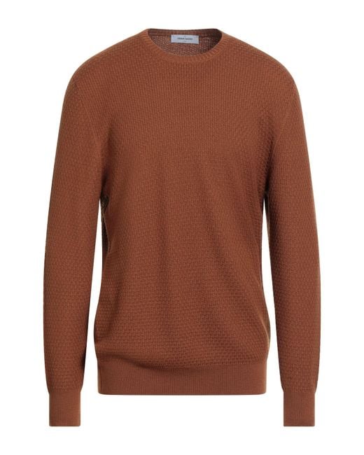 Pullover di Gran Sasso in Brown da Uomo