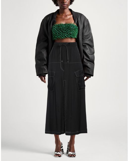 Pinko Black Maxi Skirt