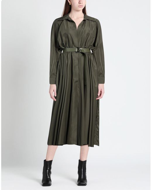 Norma Kamali Green Midi Dress