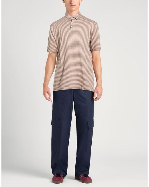 Zanone Natural By Slowear Light Polo Shirt Linen, Cotton for men