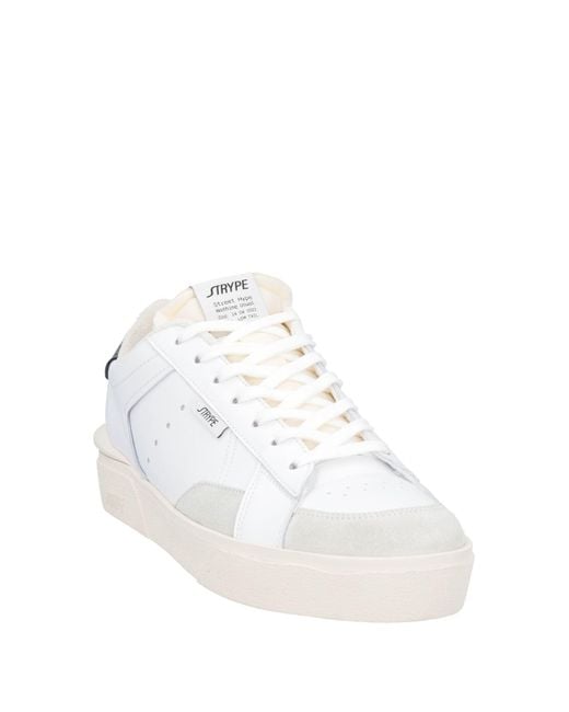 Strype White Trainers for men