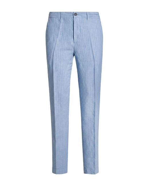 120% Lino Blue Sky Pants Linen for men