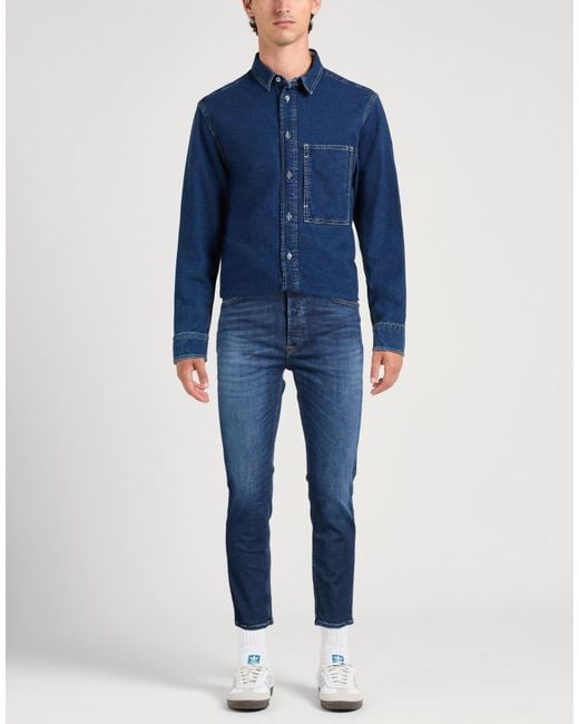 Department 5 Blue Jeans Cotton, Elastomultiester, Elastane for men