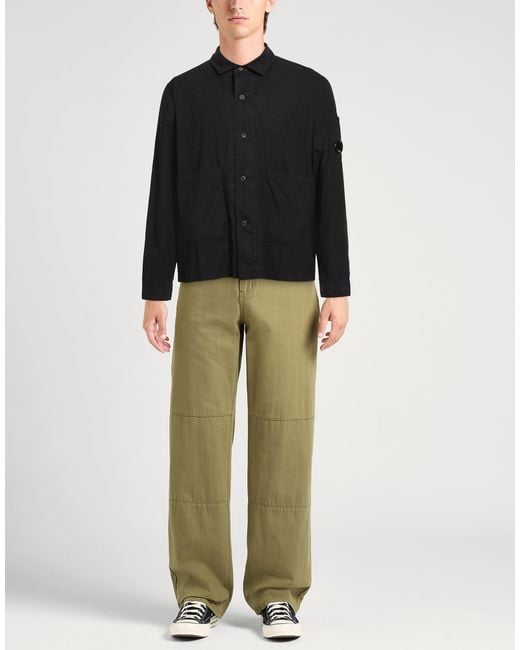 C P Company Black Shirt Cotton for men