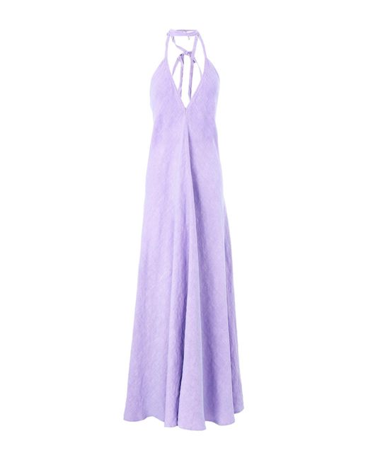 Forte Forte Purple Maxi-Kleid