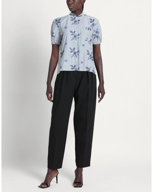 Please Blue Shirt Viscose, Polyester