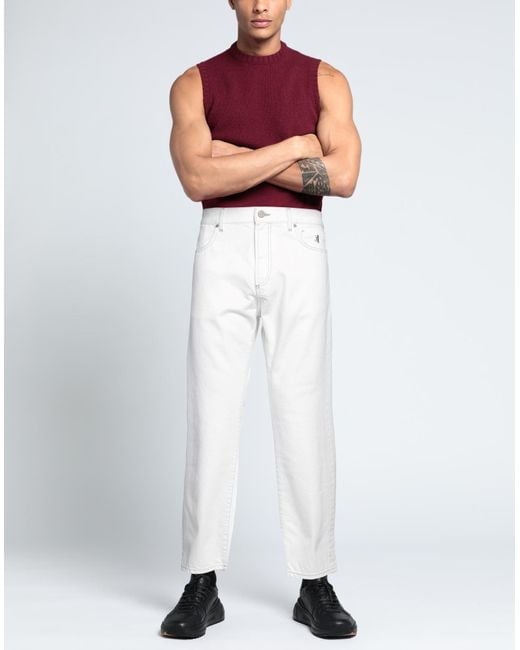 Jeckerson White Jeans for men