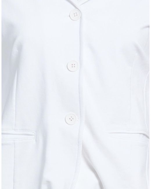 Alpha Studio White Blazers