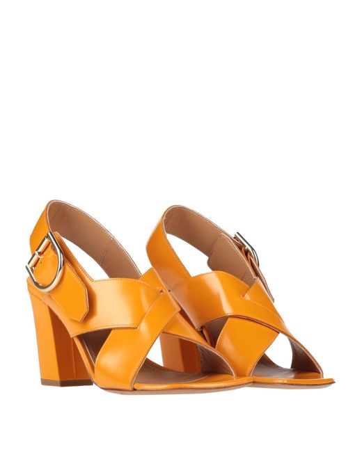 Dries Van Noten Orange Sandals