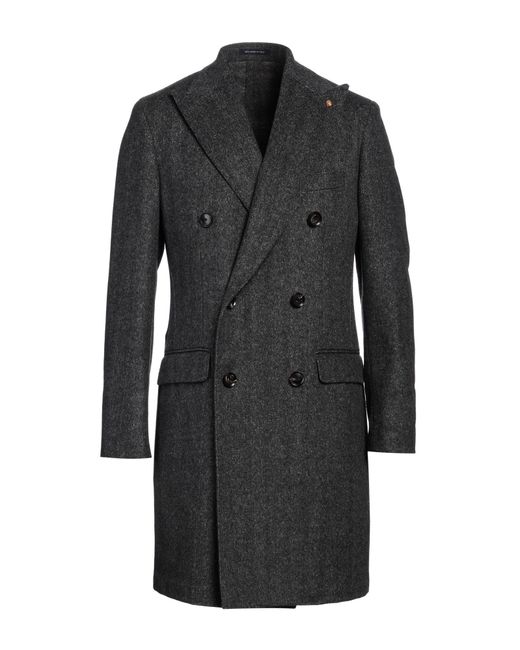 Sartoria Latorre Black Coat for men