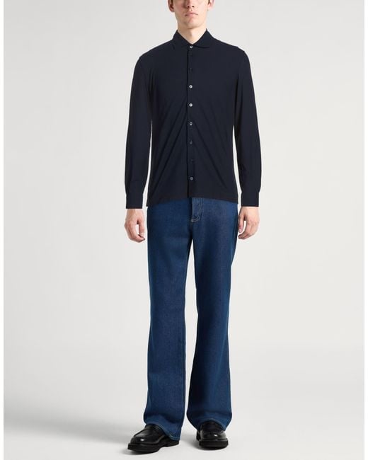 Camisa Herno de hombre de color Blue