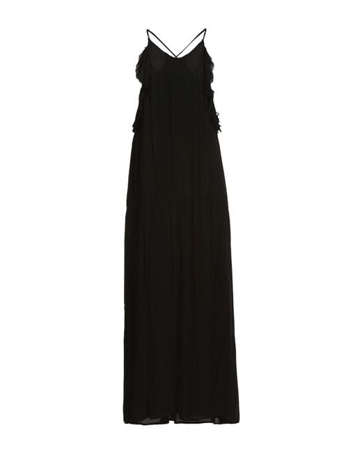 8pm Black Midi Dress