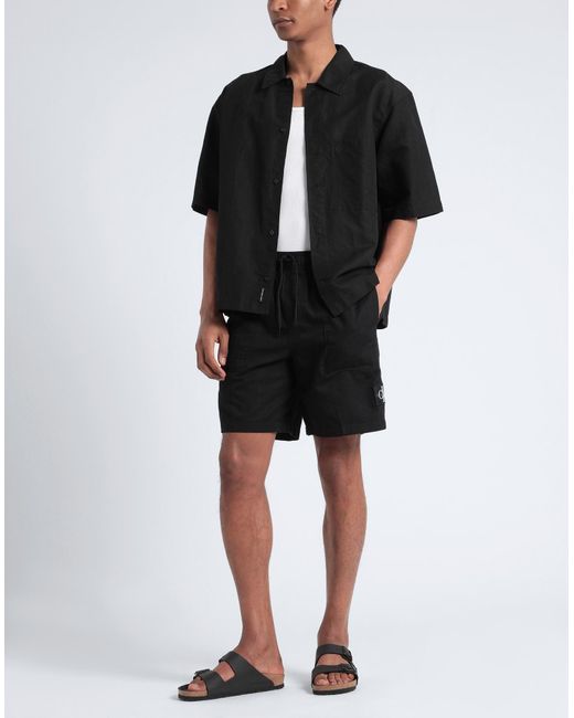 Shorts et bermudas Calvin Klein pour homme en coloris Black