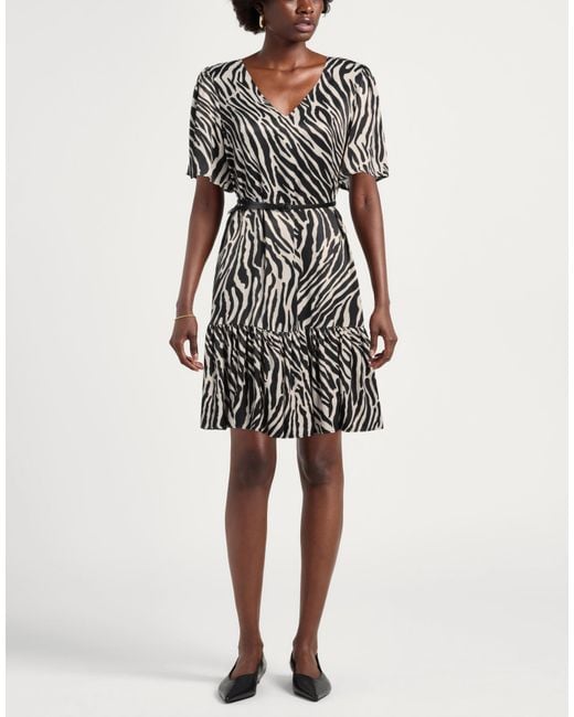 Liu Jo Black Mini Dress Viscose