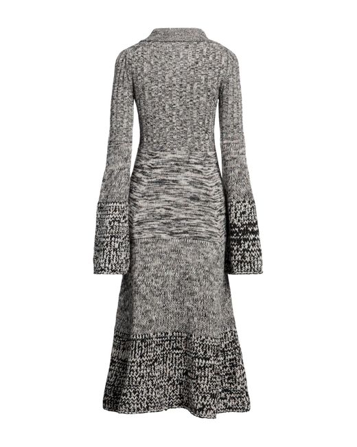 Chloé Gray Midi Dress