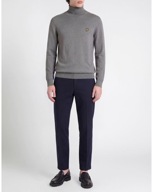 Lyle & Scott Gray Turtleneck for men