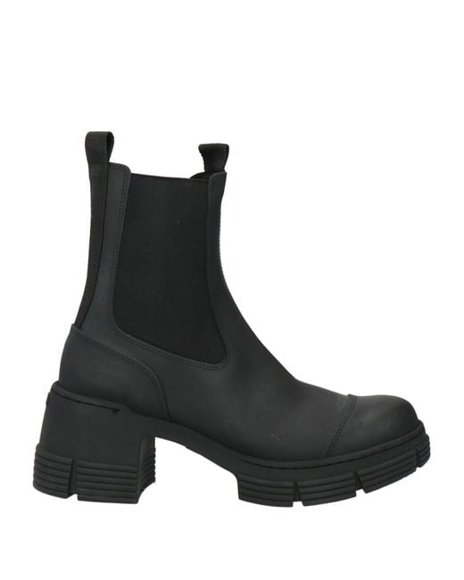 Ganni Black Ankle Boots