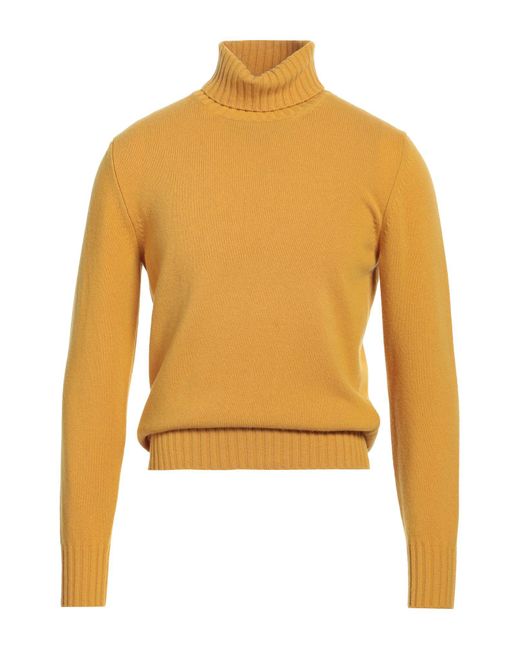 Doppiaa Rollkragenpullover in Yellow für Herren