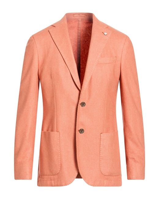 L.b.m. 1911 Pink Blazer Virgin Wool, Polyester, Cashmere for men