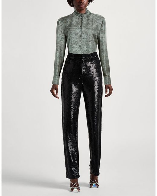 Kristina Ti Green Dark Shirt Silk