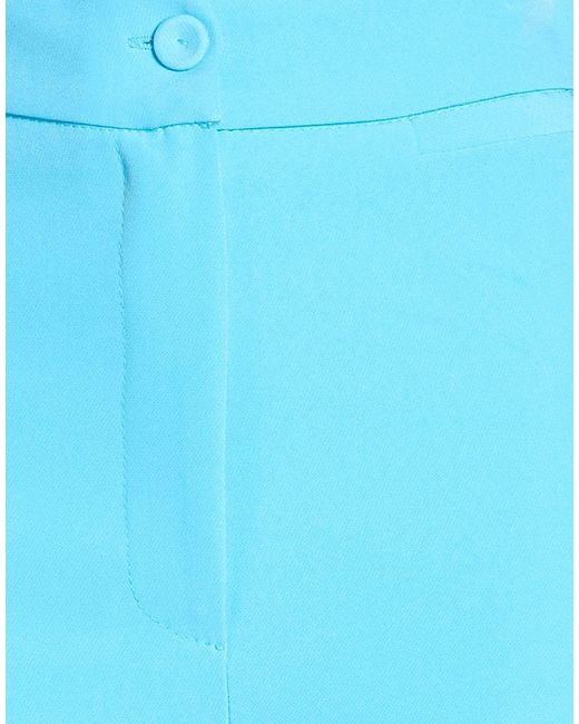 Relish Blue Pants Polyester, Elastane