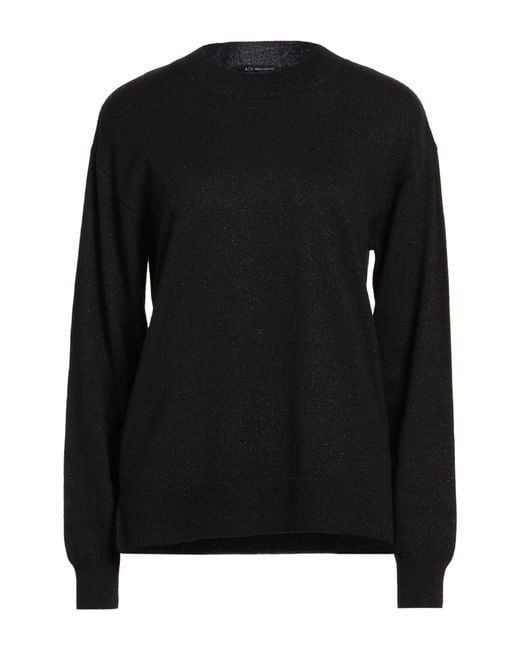 ARMANI EXCHANGE Black Sweaters