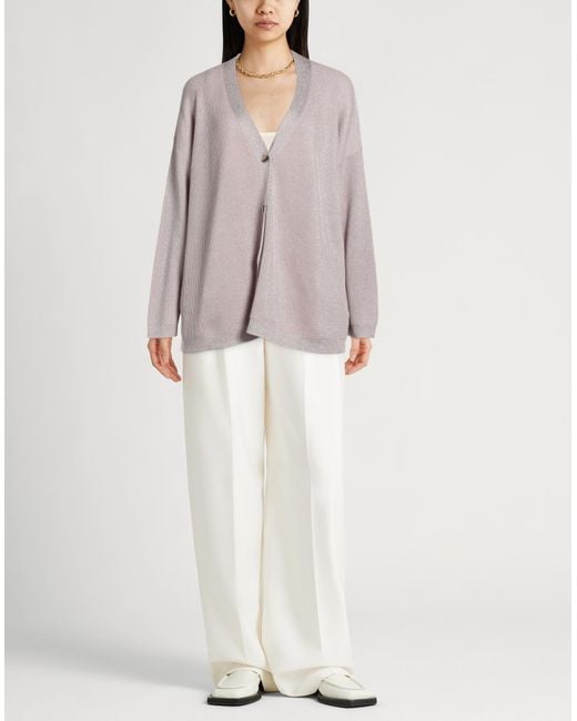 Fabiana Filippi Multicolor Cardigan Cotton, Viscose, Polyester