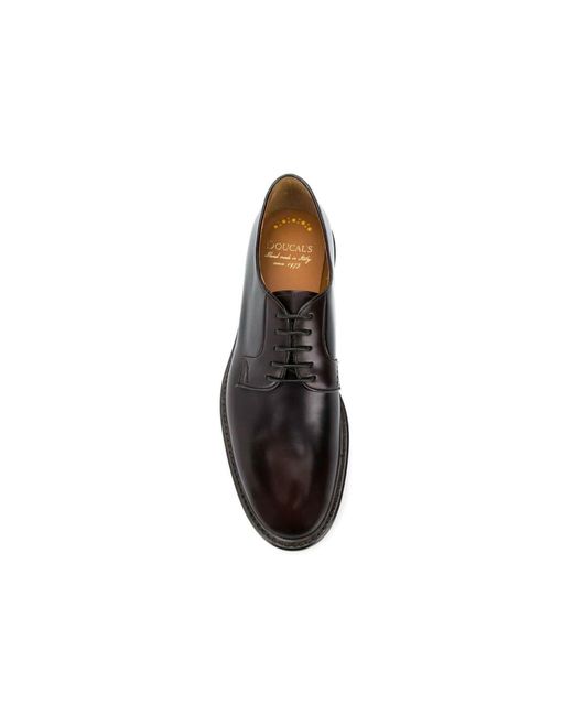 Chaussures à lacets Cuir Doucals pour homme en coloris Gris Homme Chaussures Chaussures  à lacets Chaussures Oxford 