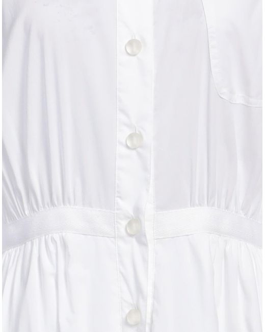 Emporio Armani White Maxi-Kleid