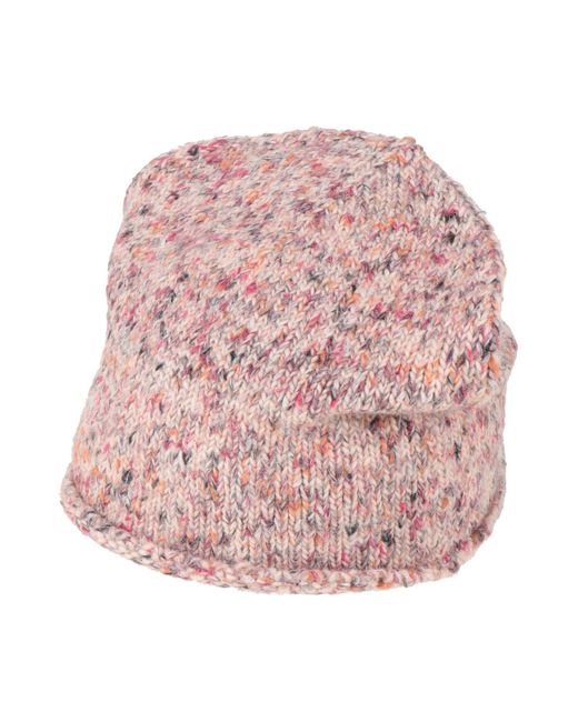 Kangra Pink Hat Cotton, Alpaca Wool, Polyamide, Polyester