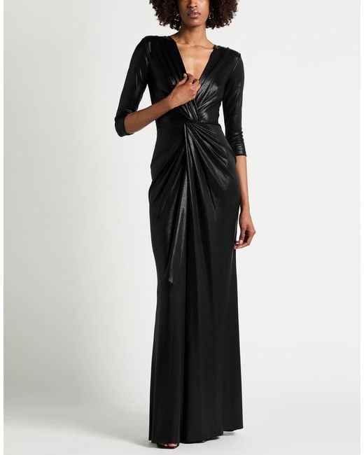 La Petite Robe Di Chiara Boni Black Maxi Dress Polyamide, Elastane