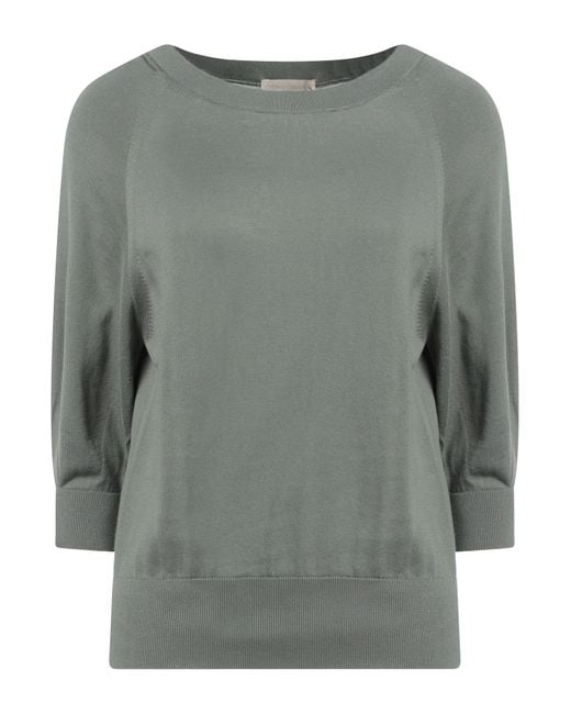 Drumohr Gray Dark Sweater Cotton