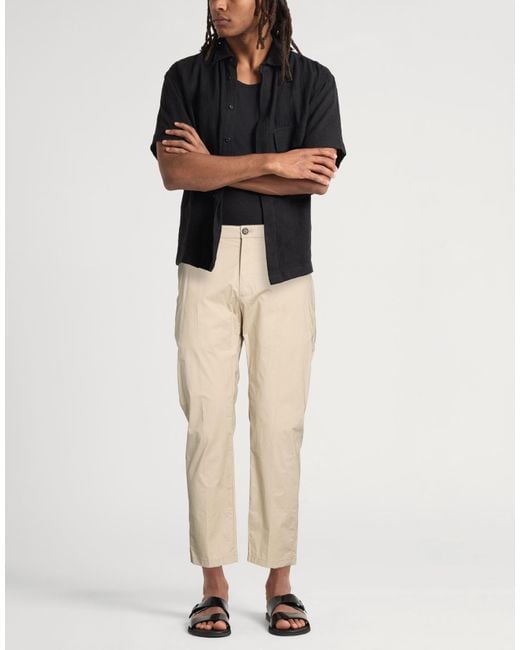 Department 5 Natural Pants Cotton, Elastane for men