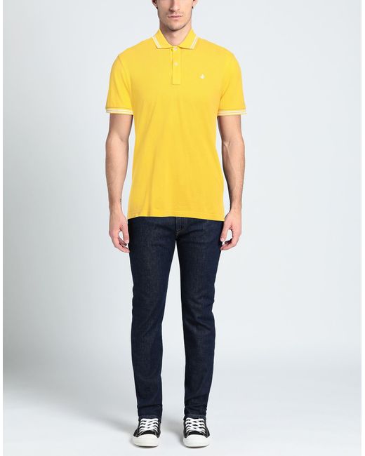 Brooksfield Yellow Polo Shirt for men