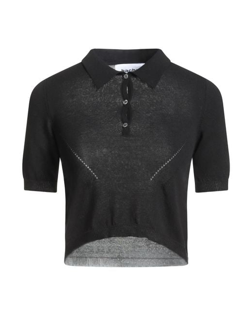 Hache Black Polo Shirt