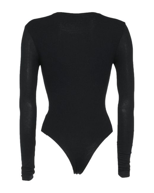 ATM Black Bodysuit Modal, Elastane