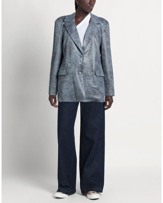 Exte Blue Blazer Polyester, Elastane